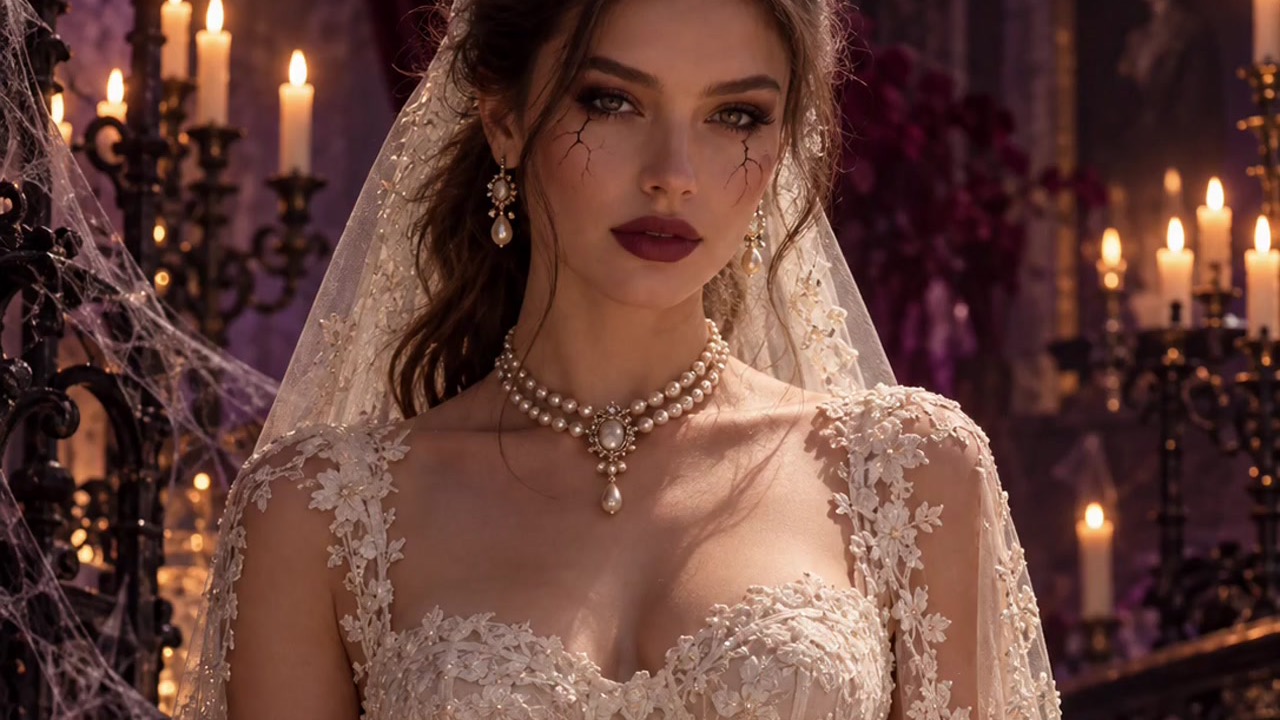 How to Make a Porcelain Gothic Wedding Video with AI